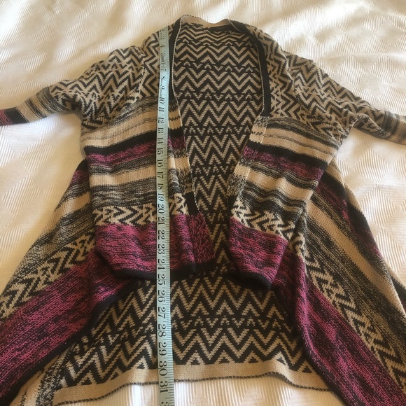 THML Graphic Waterfall Open Cardigan - Picture 6 of 8